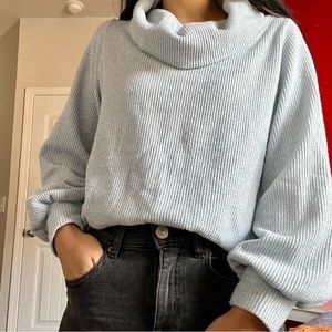 boutique brand cowl neck sweater